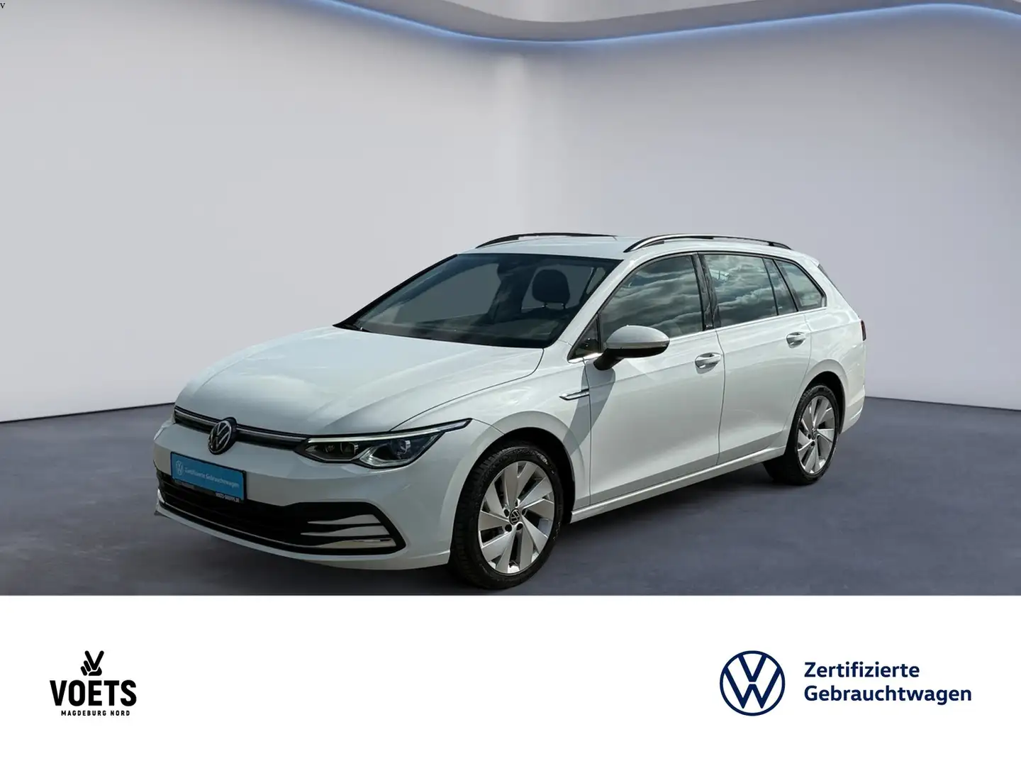 Volkswagen Golf VIII Variant 2.0TDI STYLE DSG AHK+LED+Navi Weiß - 1