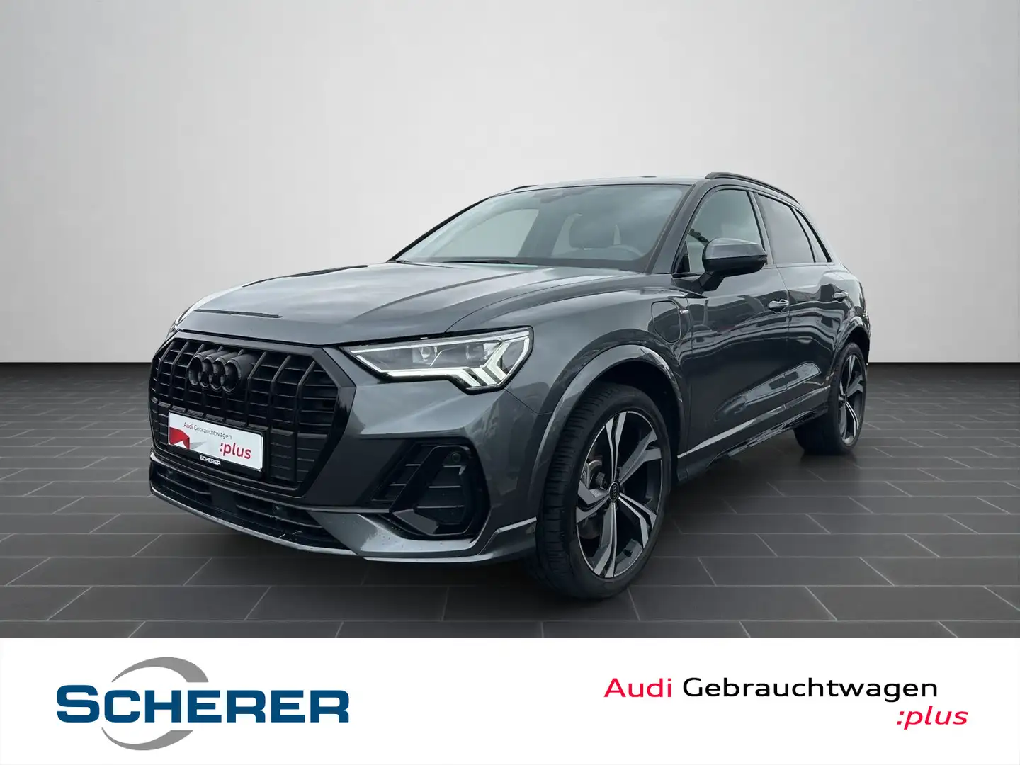 Audi Q3 45 TFSI e S line S tro. AHK/SHZ/LED/uvm. Grau - 1