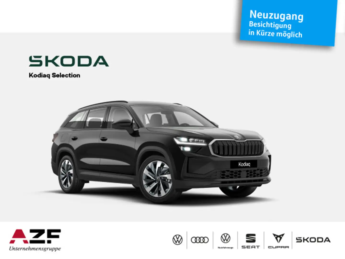 Skoda Kodiaq Selection 1.5 eTSI DSG ACC+AHK+STHZ+NAVI Noir - 1