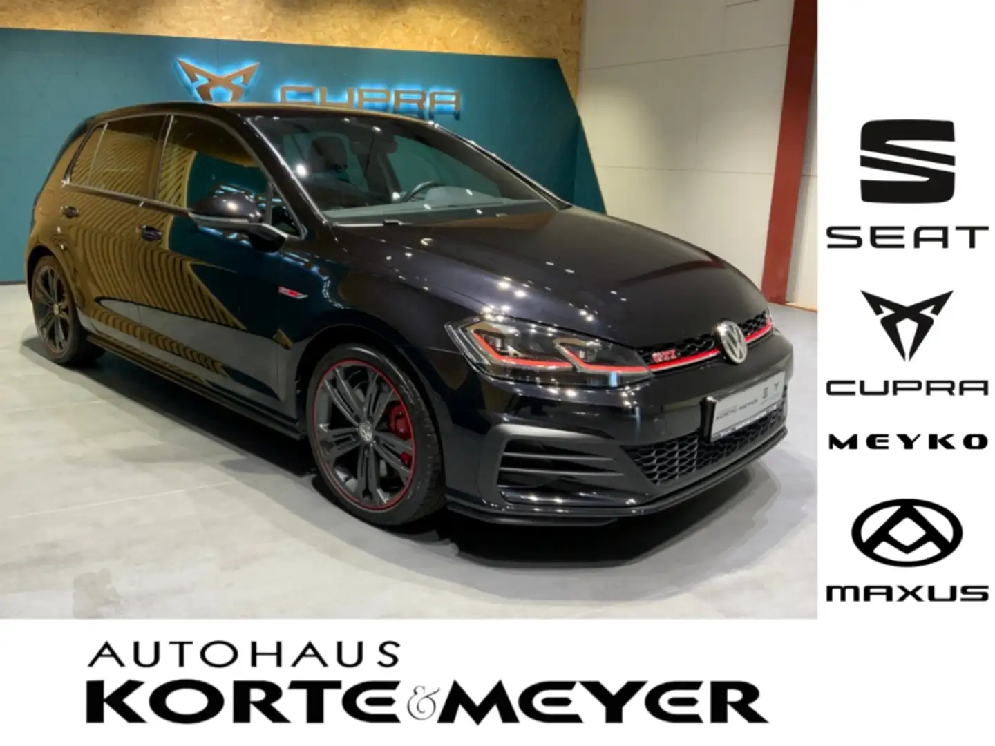 Volkswagen Golf VII GTI 2.0TSI DSG+AHK +ACC+Sitzhzg+Navi Schwarz - 1