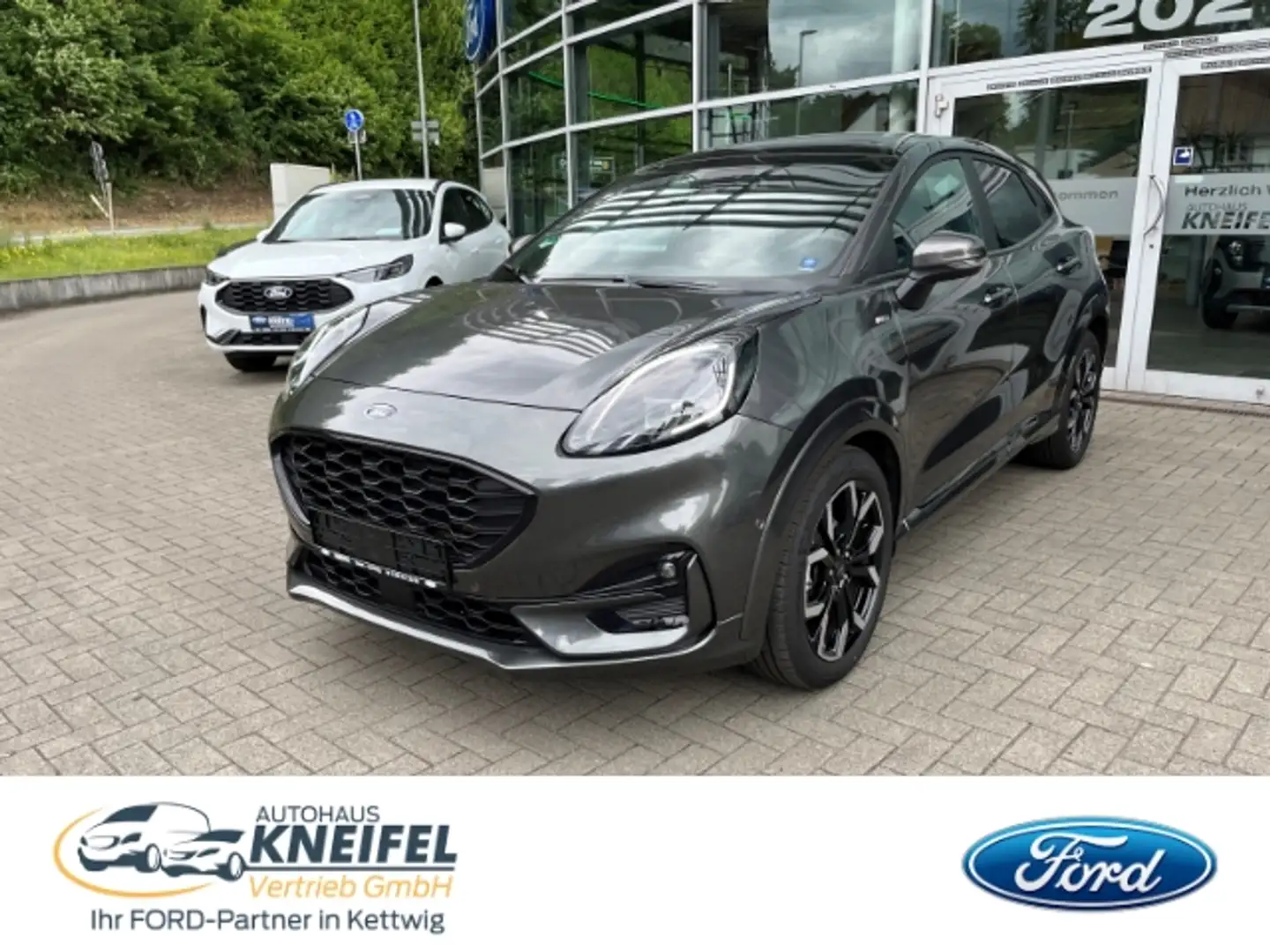 Ford Puma Hybrid ST-Line X Elektr. Panoramadach Rückfahrkam. Szürke - 1