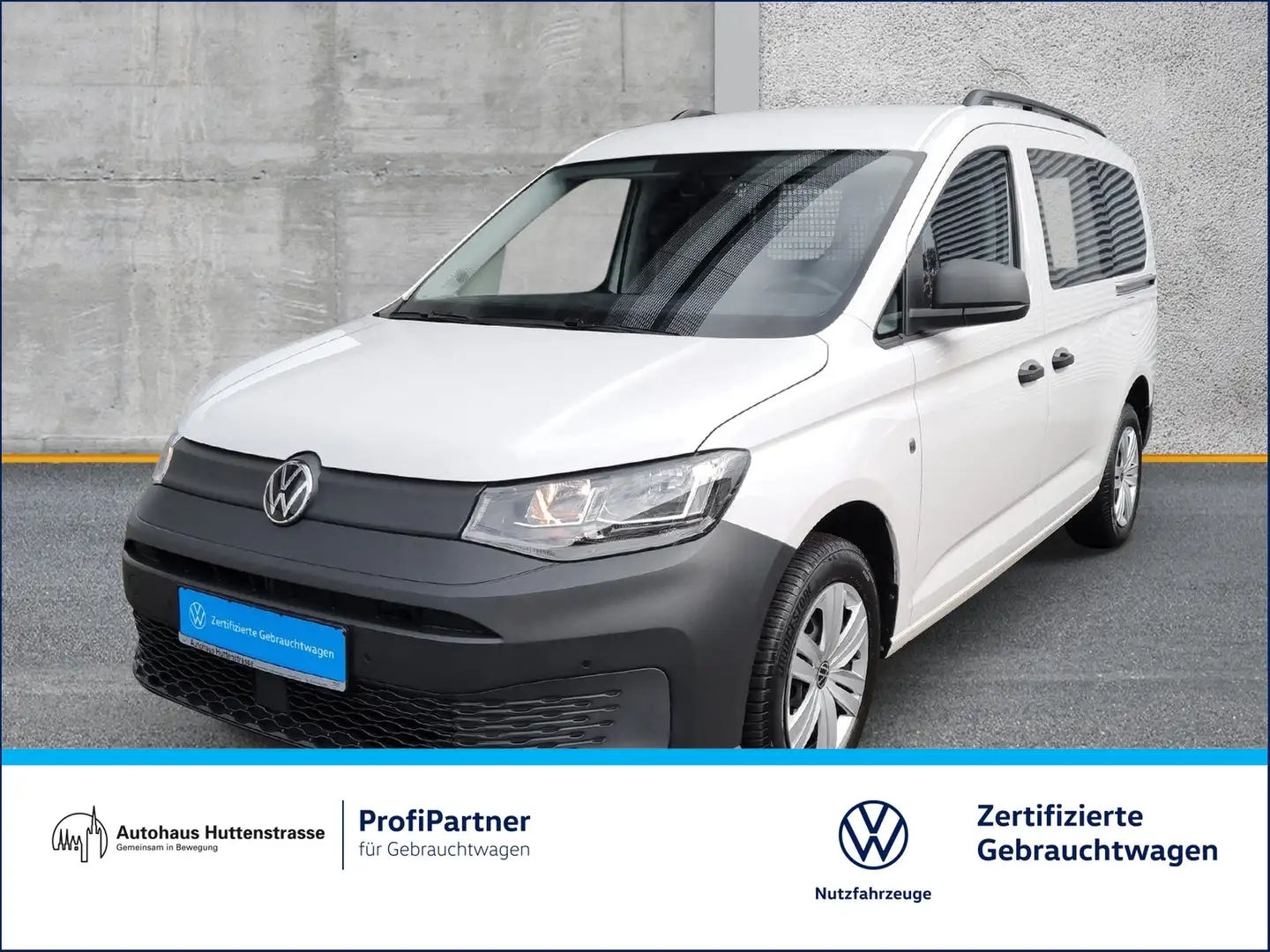 Volkswagen Caddy Maxi Cargo 1.5 TSI DSG STANDHZG KAMERA NAVI Weiß - 1