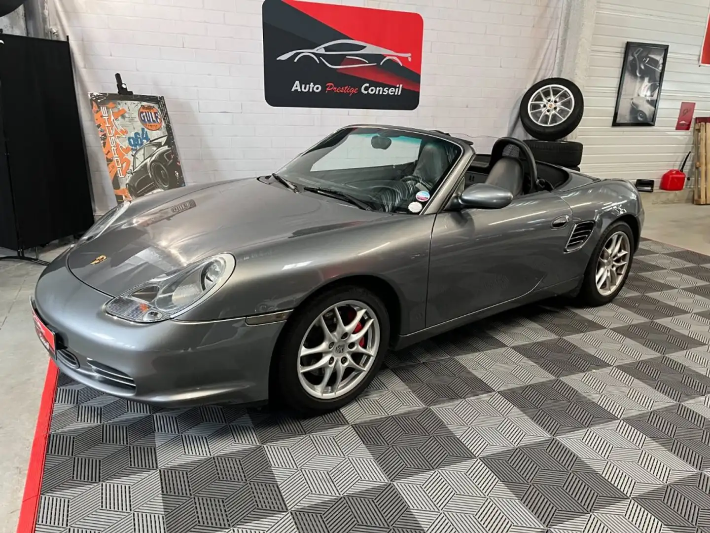 Porsche Boxster S 3.2 260cv Boîte Manuelle Gris - 1