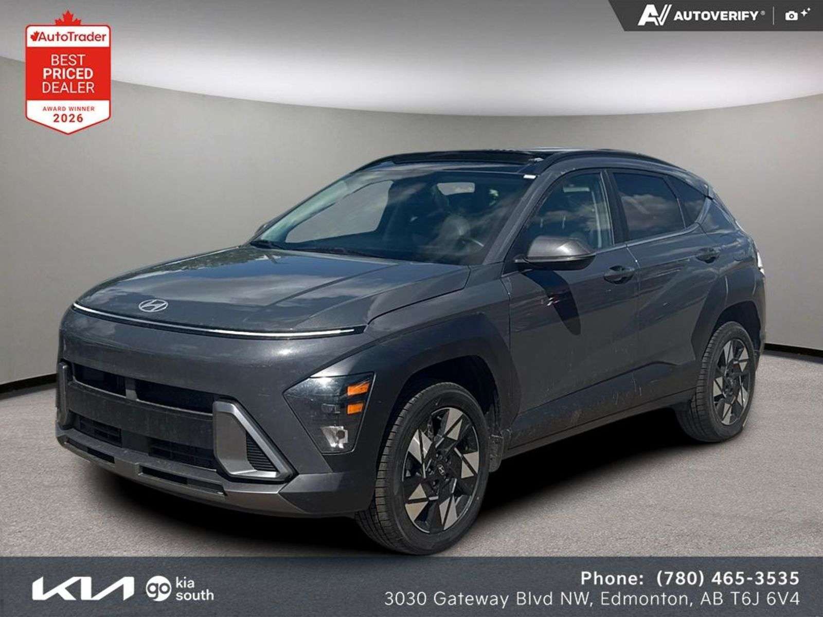 2025 Hyundai Kona PREFERRED WITH TREND/LEATHER/SUNROOF/NO ACCIDENTS