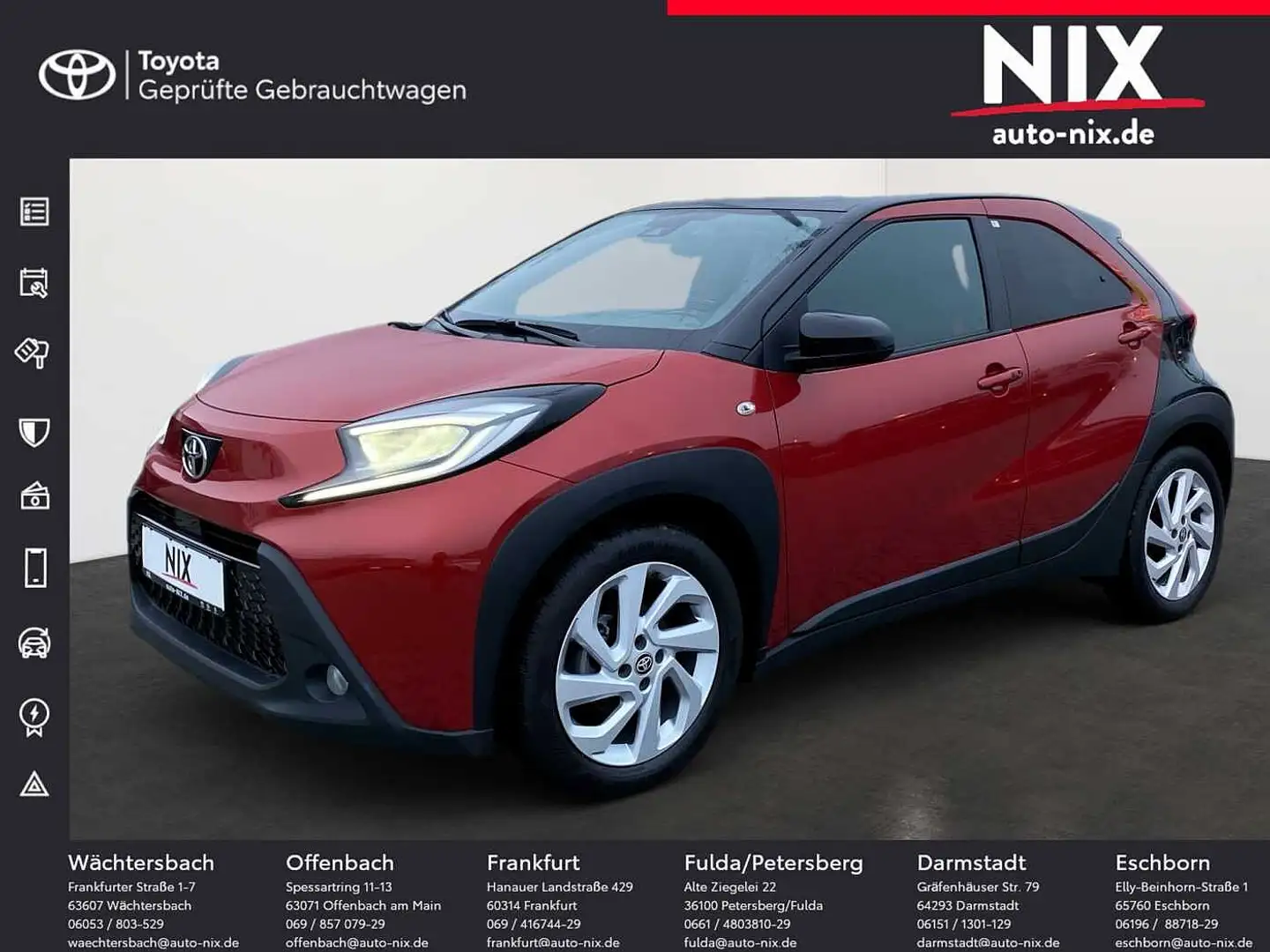 Toyota Aygo X KAMERA SHZ LED Rot - 1