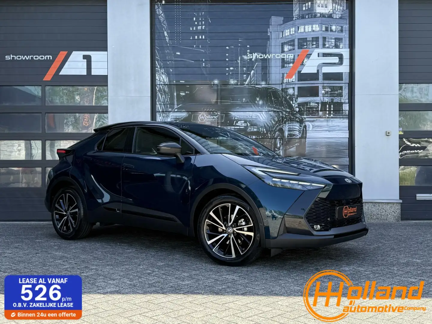 Toyota C-HR 1.8 Hybrid 140 Executive|JBL|ACC|PANO Blauw - 1