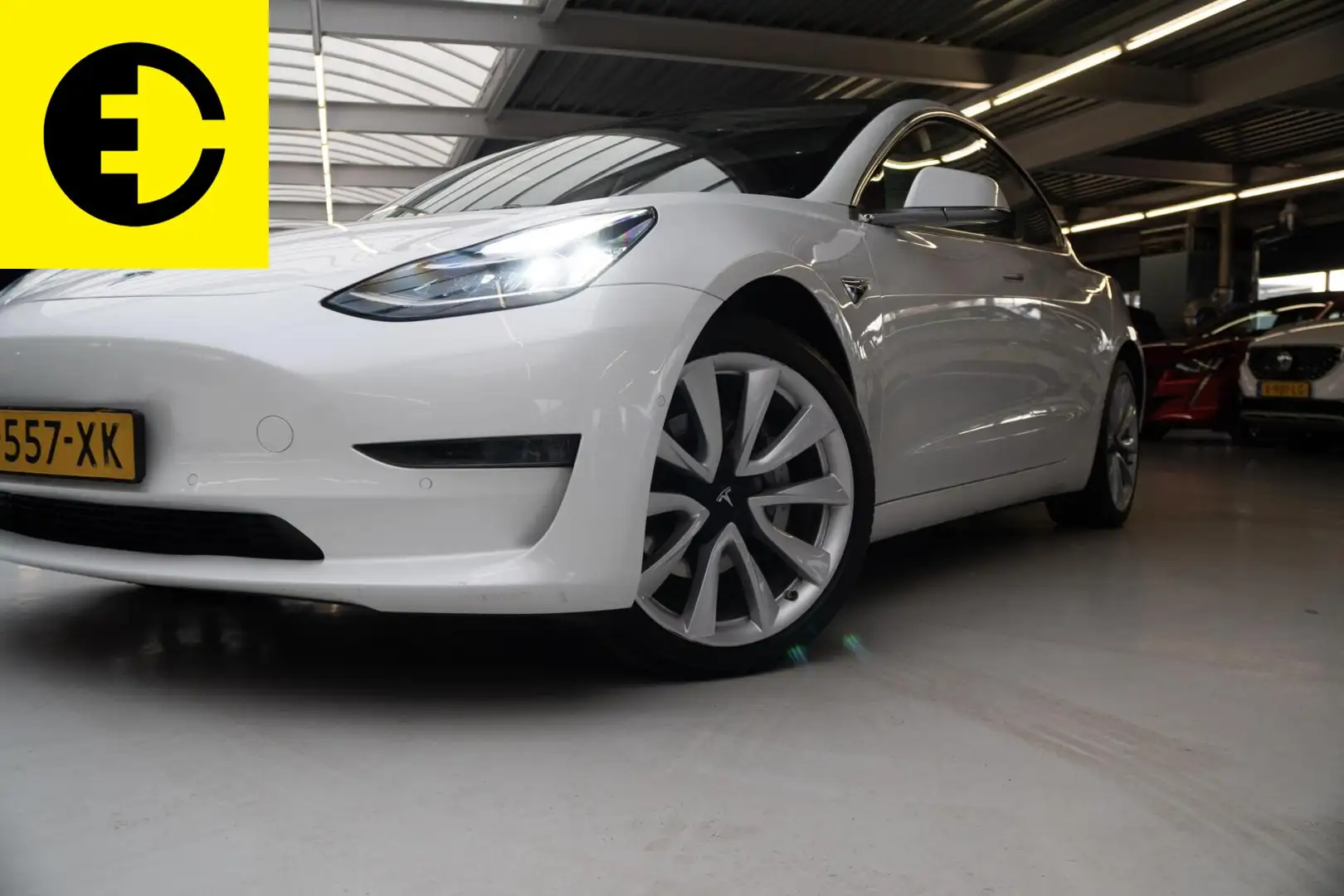 Tesla Model 3 Long Range AWD 75 kWh |92% SOH | Witte bekleding | Wit - 2