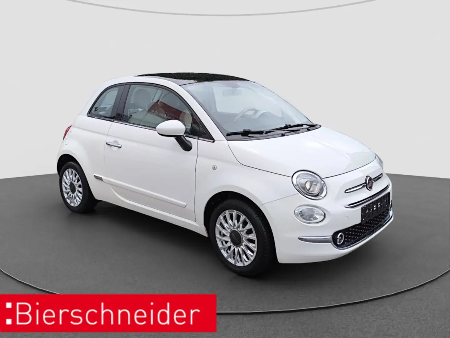 Fiat 500 1.2 8V Lounge GLASDACH PDC TM Wit - 2