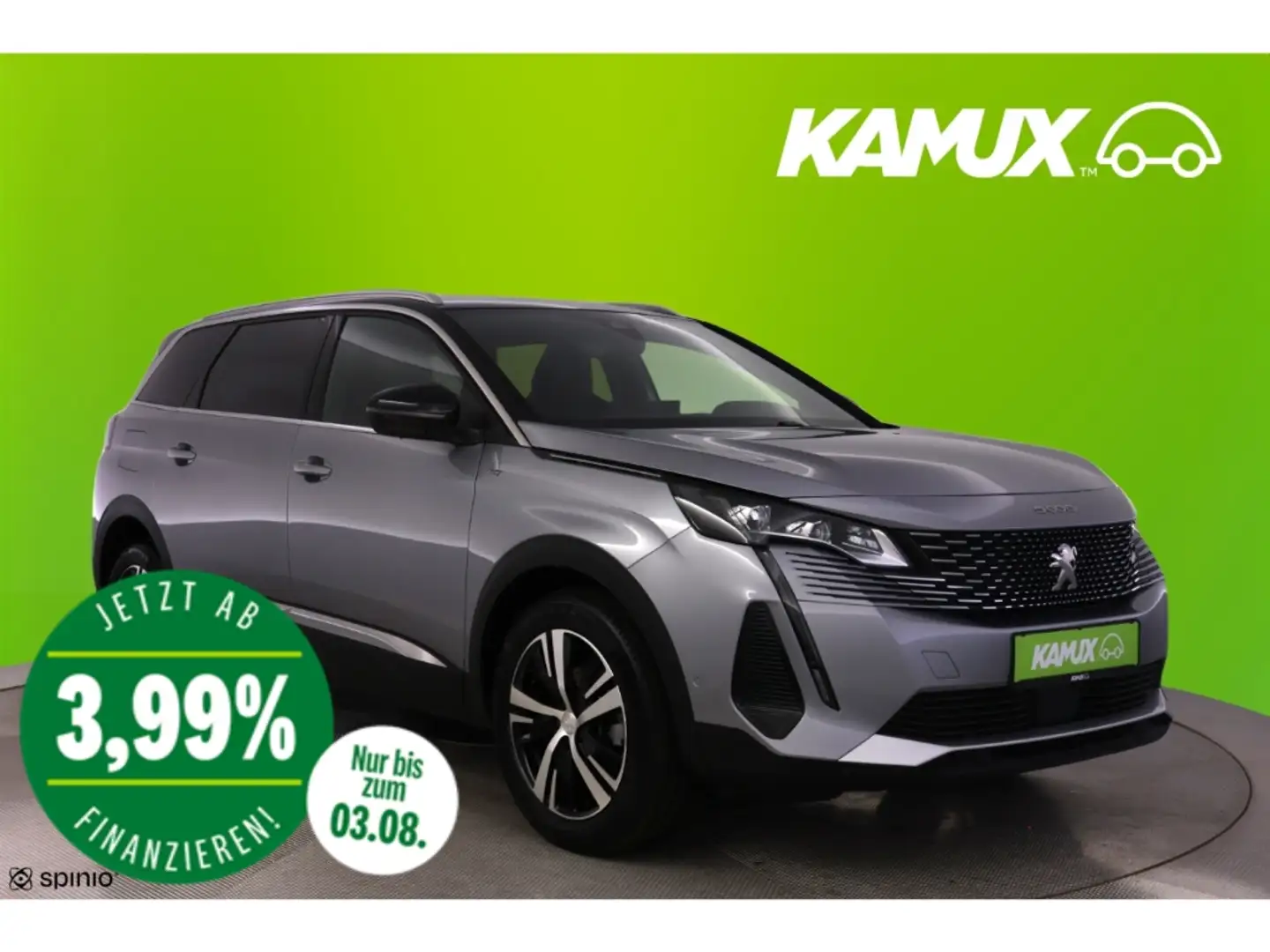 Peugeot 5008 1.2 PureTech Aut.GT+LED+NAVI+KAMERA+7-SITZE Grigio - 1