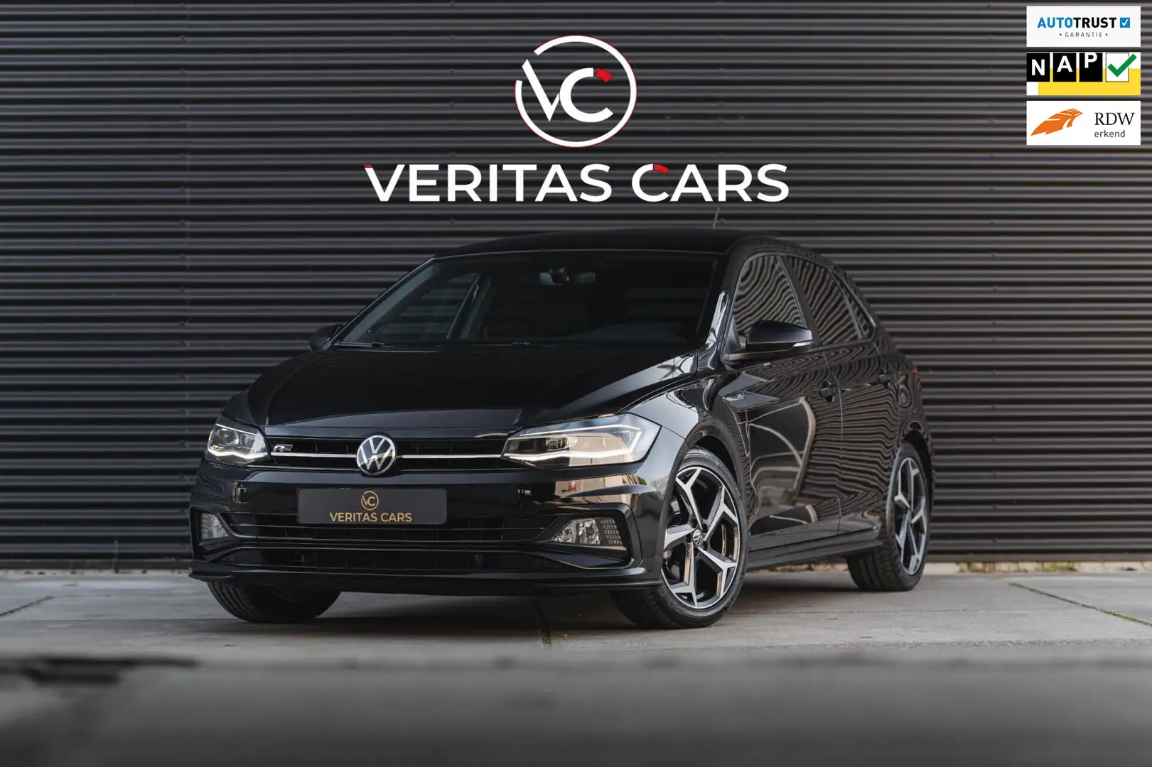 Volkswagen Polo 1.0 TSI R-Line 110PK 3x R-Line|Pano|Virtual|Full L Zwart - 1