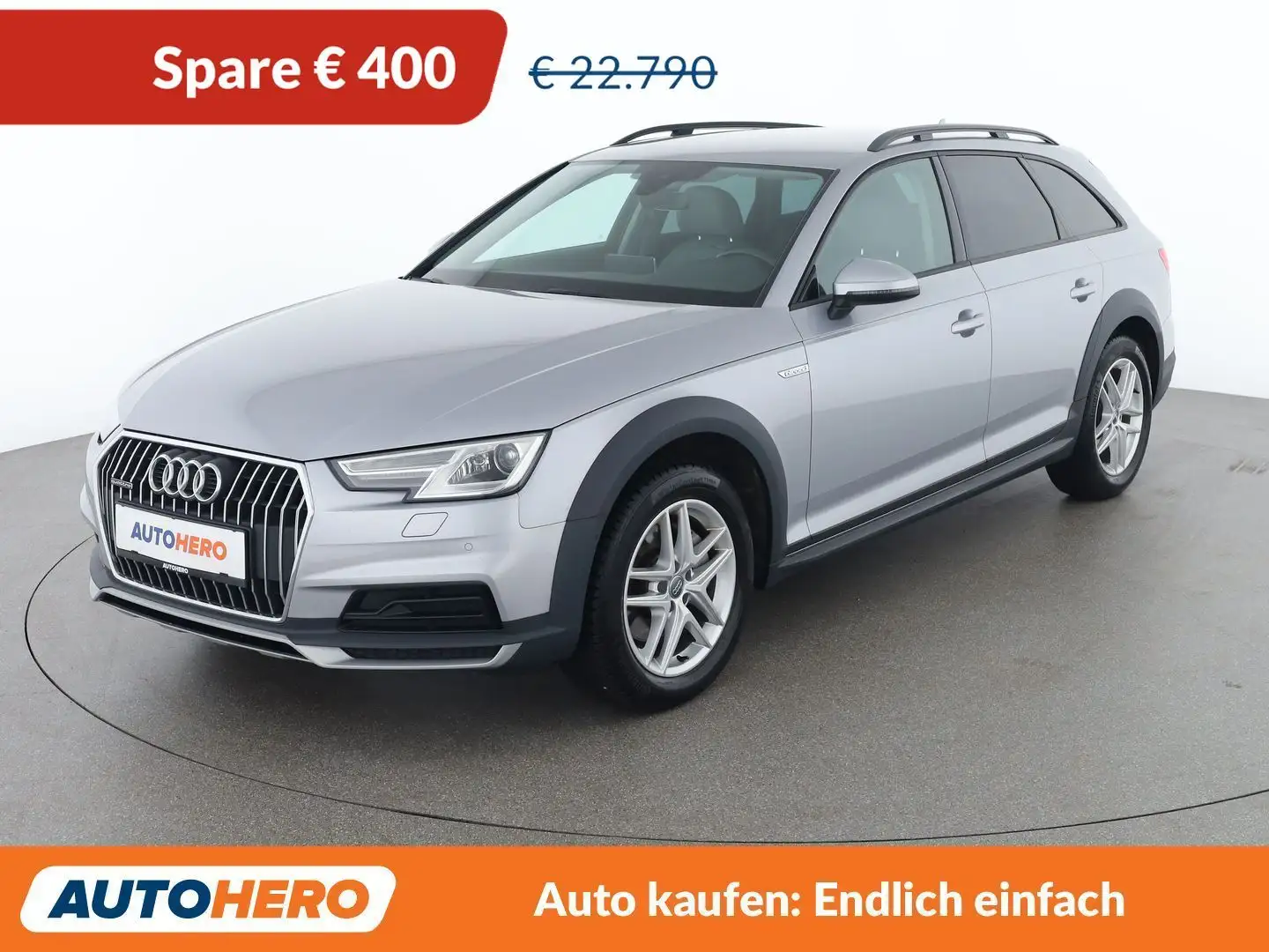 Audi A4 allroad 2.0 TDI quattro Silber - 1
