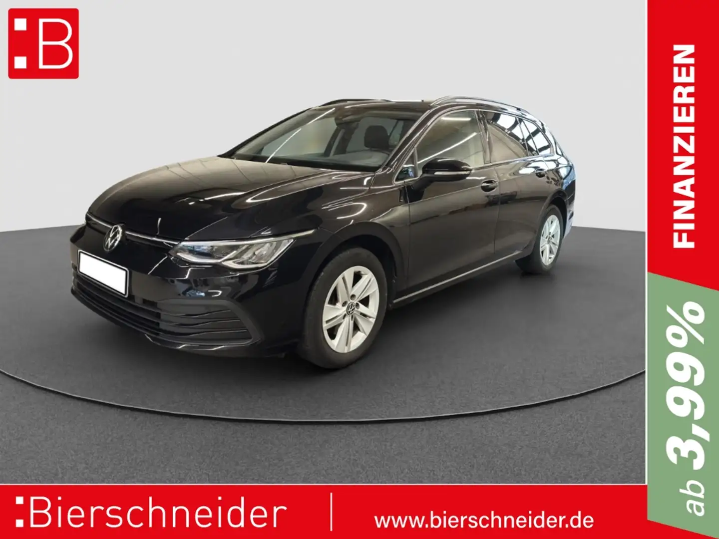 Volkswagen Golf Var. 2.0 TDI Life AHK ACC LED NAVI Schwarz - 1