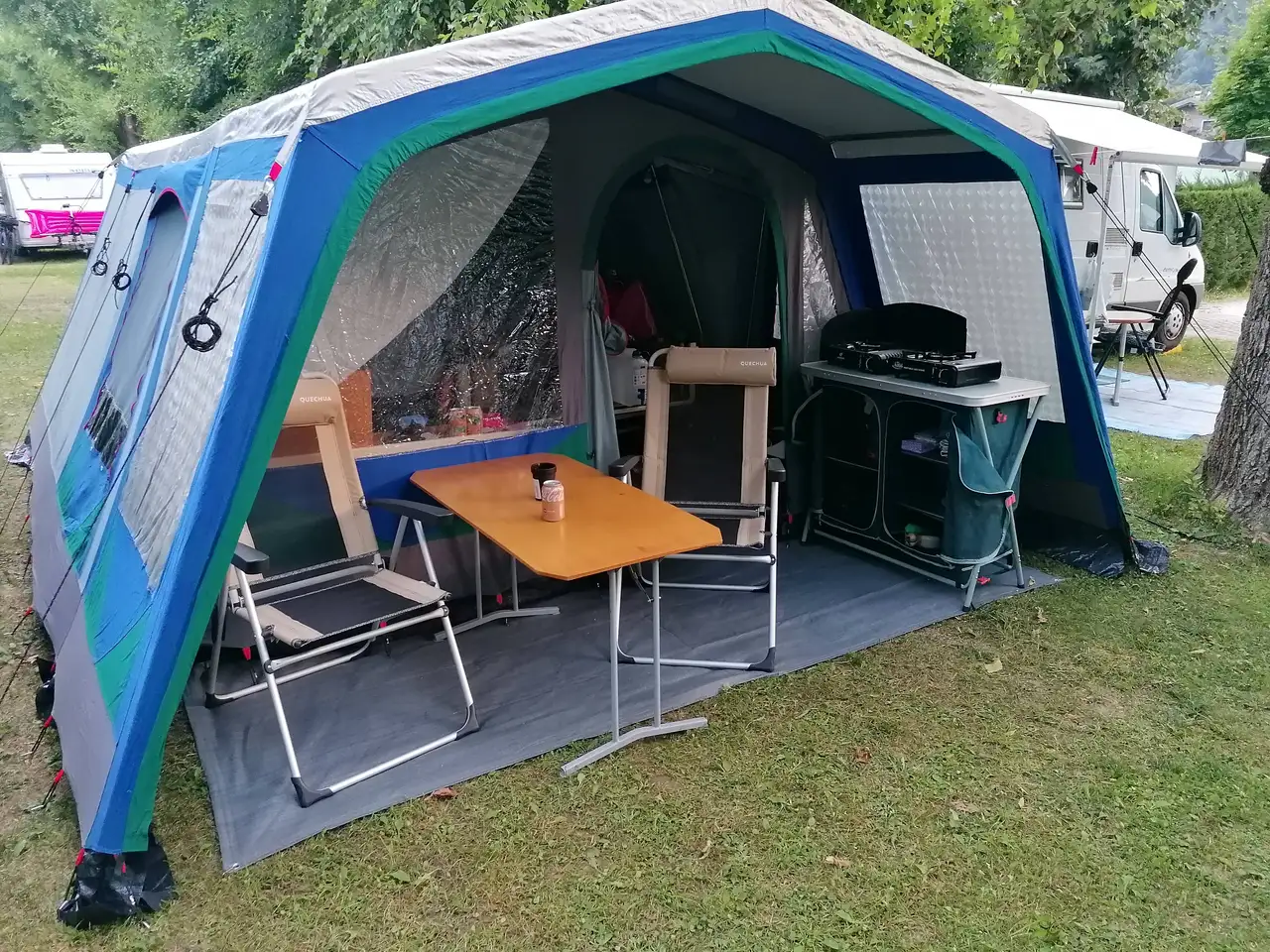 Caravans-Wohnm Hobby Zeltanhänger 100km/h Camptourist CT 6-2W Faltcaravan ähnl. Alpenkreuzer Camplet, foto 8