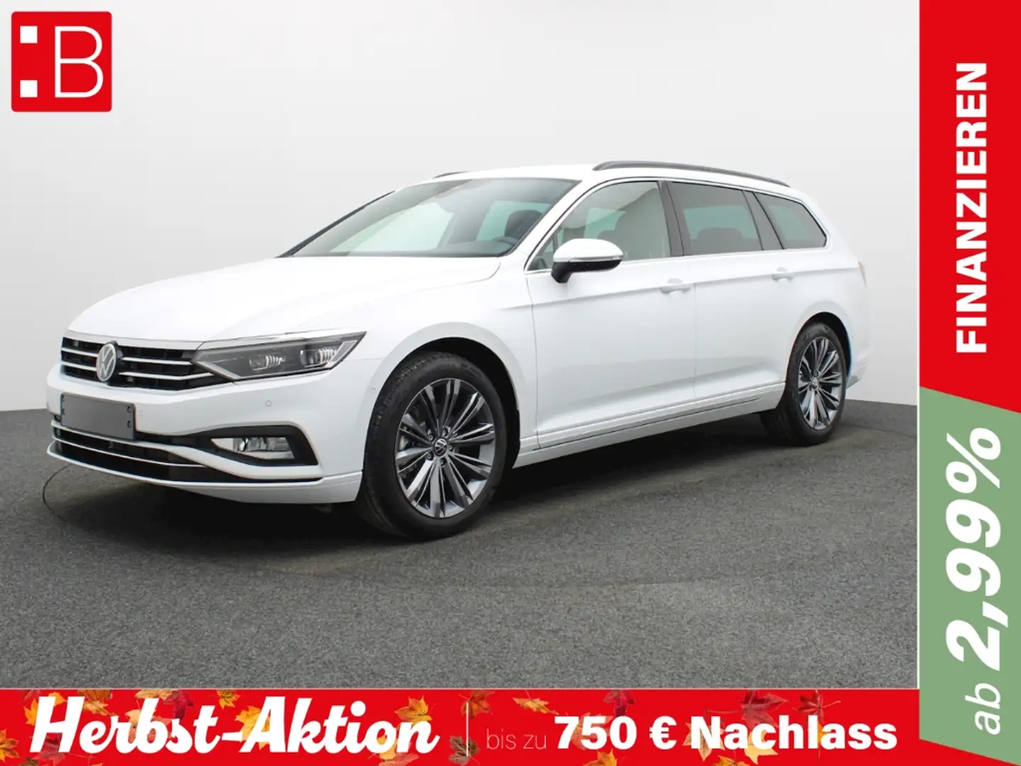 Volkswagen Passat Variant 1.5 TSI DSG Business AHK IQ.LIGHT KAMERA NAVI ACC Weiß - 1
