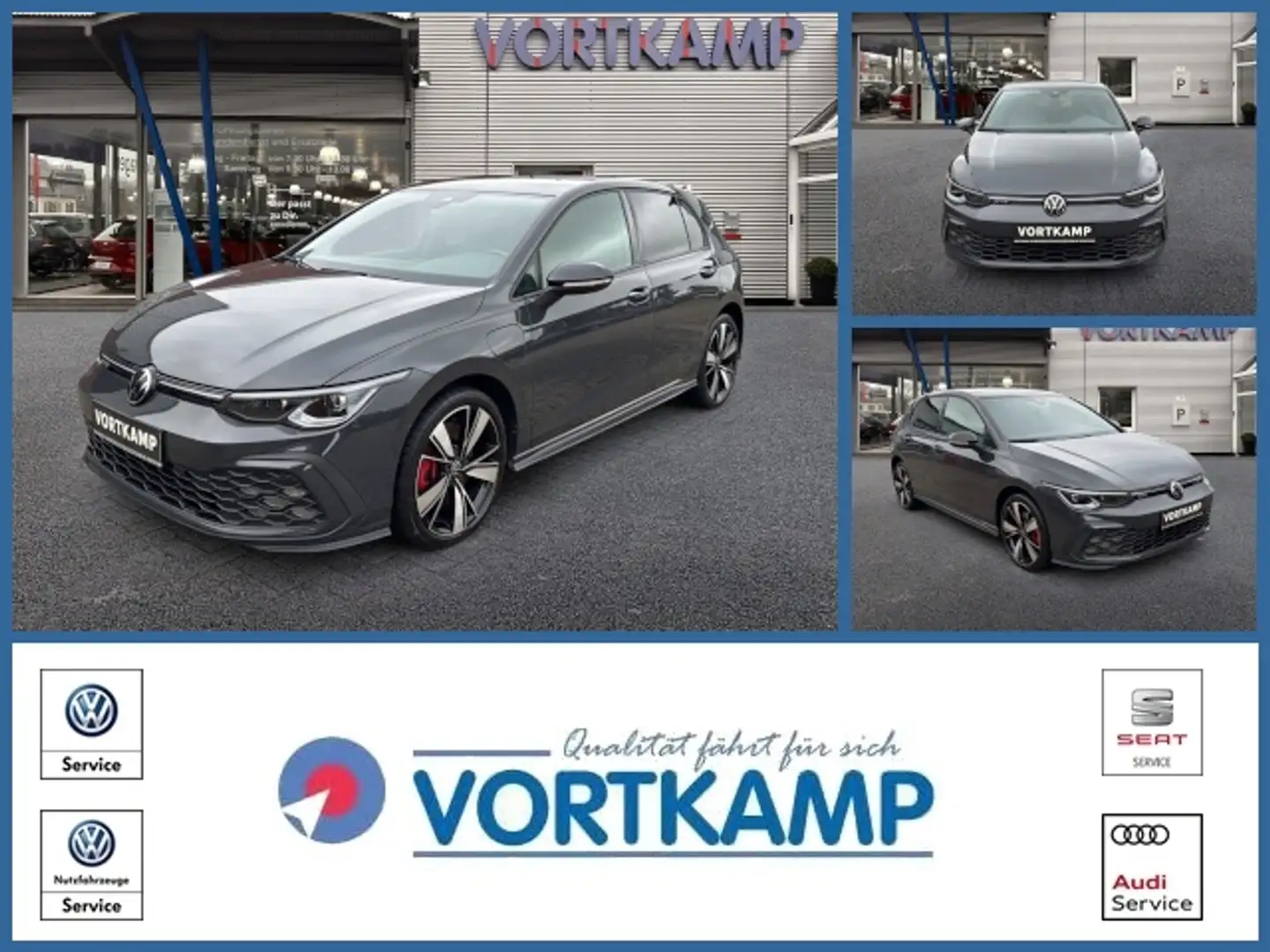 Volkswagen Golf VIII GTE eHybrid LEDER R-KAMERA IQ-Light Grau - 1