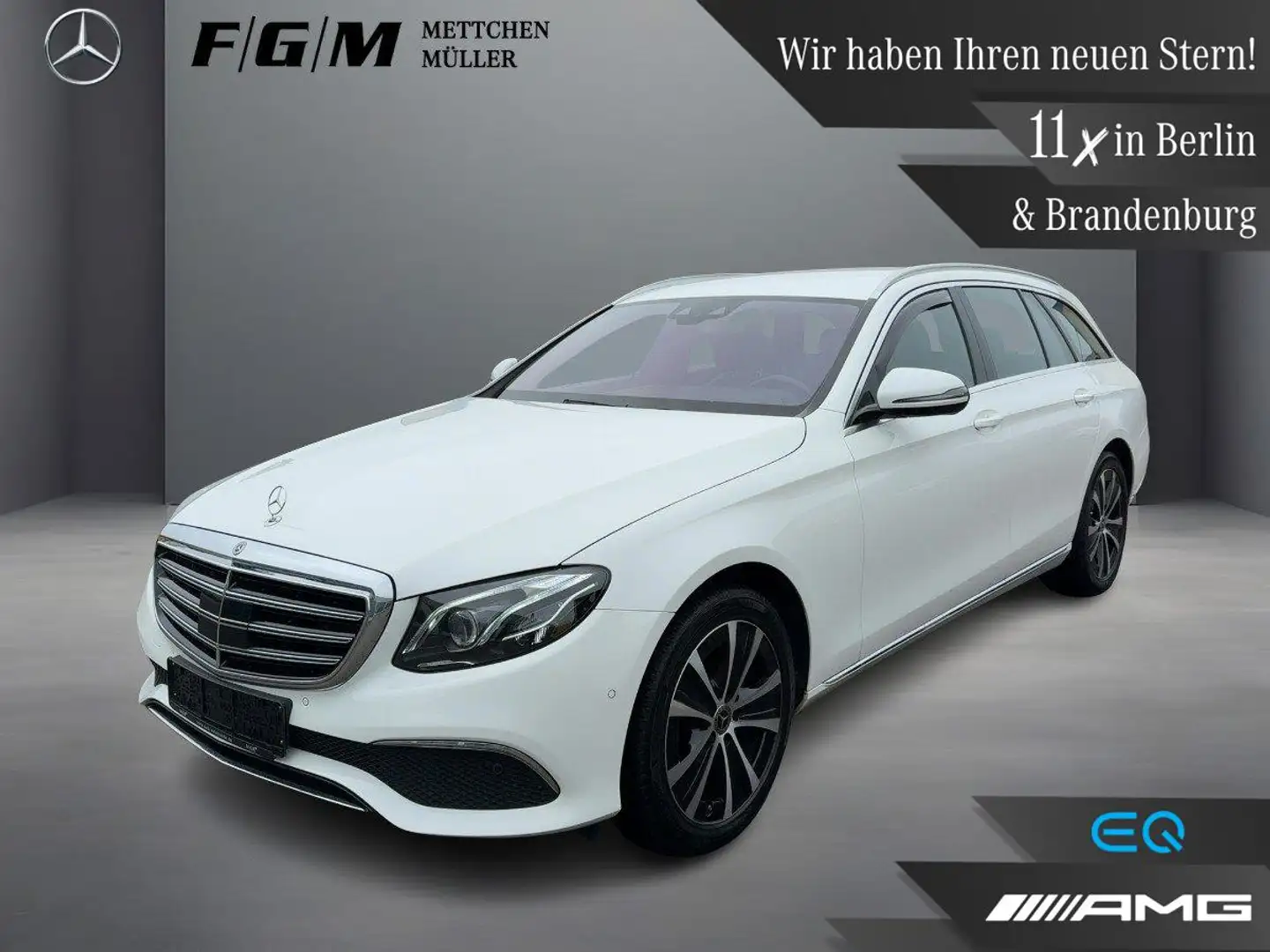 Mercedes-Benz E 200 d T Exclusive MBeam|TWA|Sitzhz|Distronic Blanc - 1