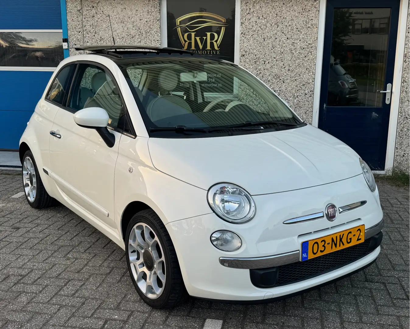 Fiat 500 1.2 LOUNGE SPORT PANORAMA PDC NWE APK Wit - 2