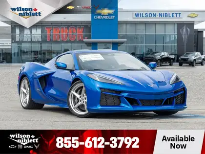 Blue 2026 Chevrolet Corvette E-Ray Coupe All-Wheel Drive Automatic