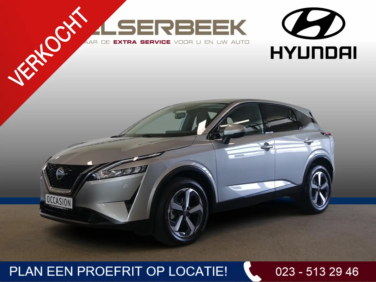 Nissan Qashqai 1.3 MHEV Xtronic N-Connecta *Automaat/Carplay * Grijs - 1