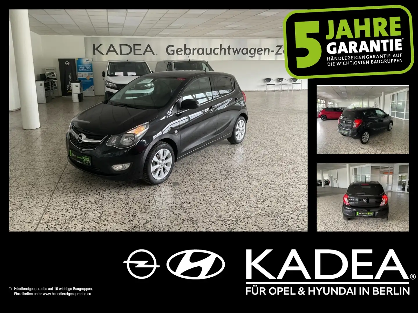 Opel Karl 1.0 Active Automatik, Sitzheizung Zwart - 1