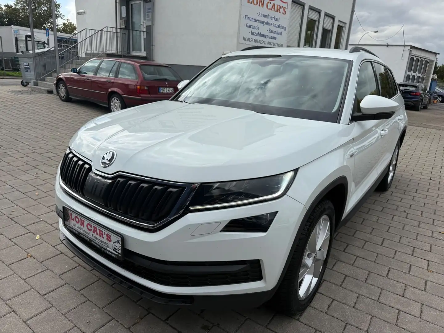 Skoda Kodiaq Soleil 4x4/Navi/LED/Kamera/TOP Blanc - 1