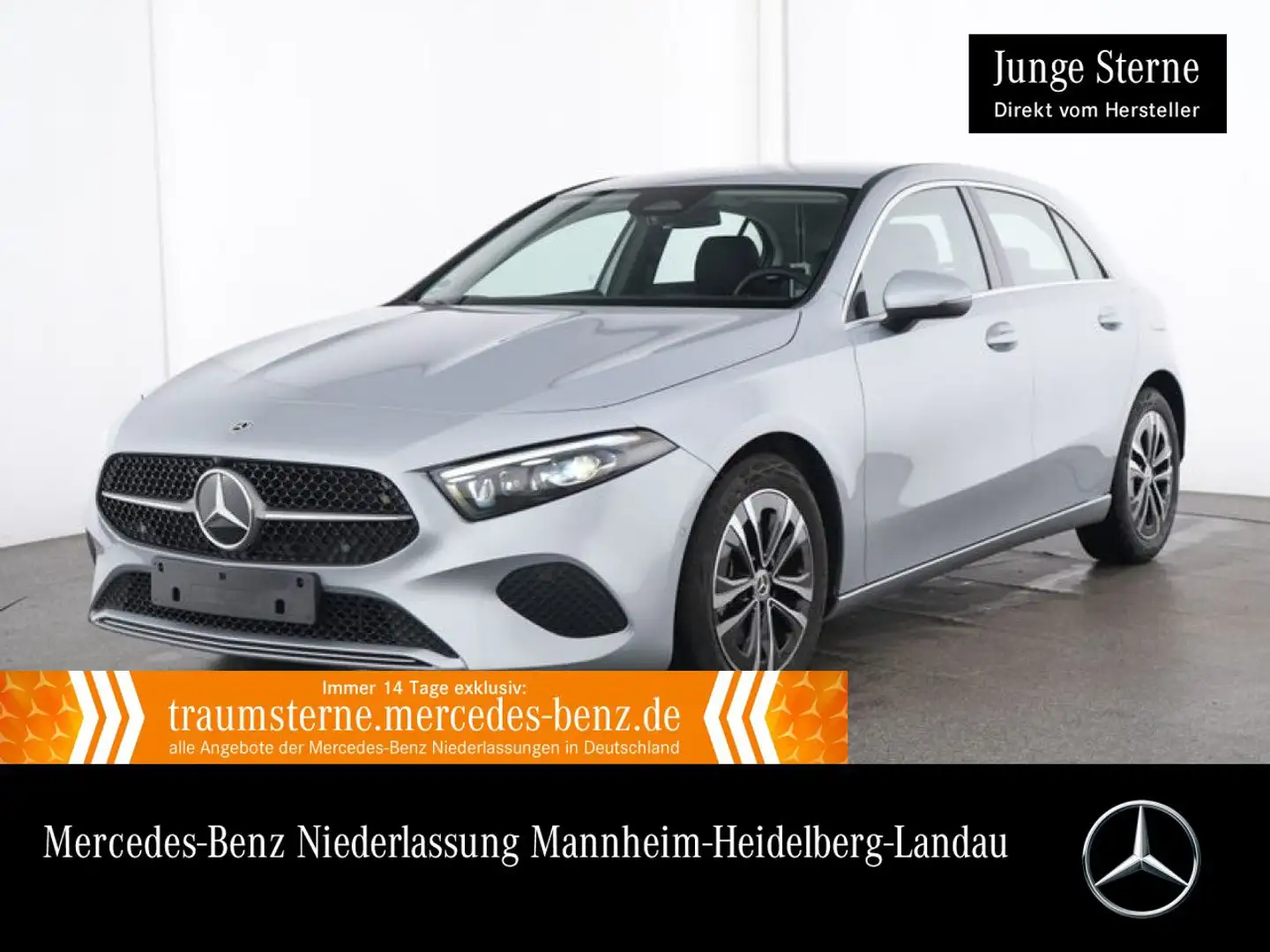 Mercedes-Benz A 180 PROGRESSIVE+MULTIBEAM+STHZG+KAMERA+7G Silber - 1