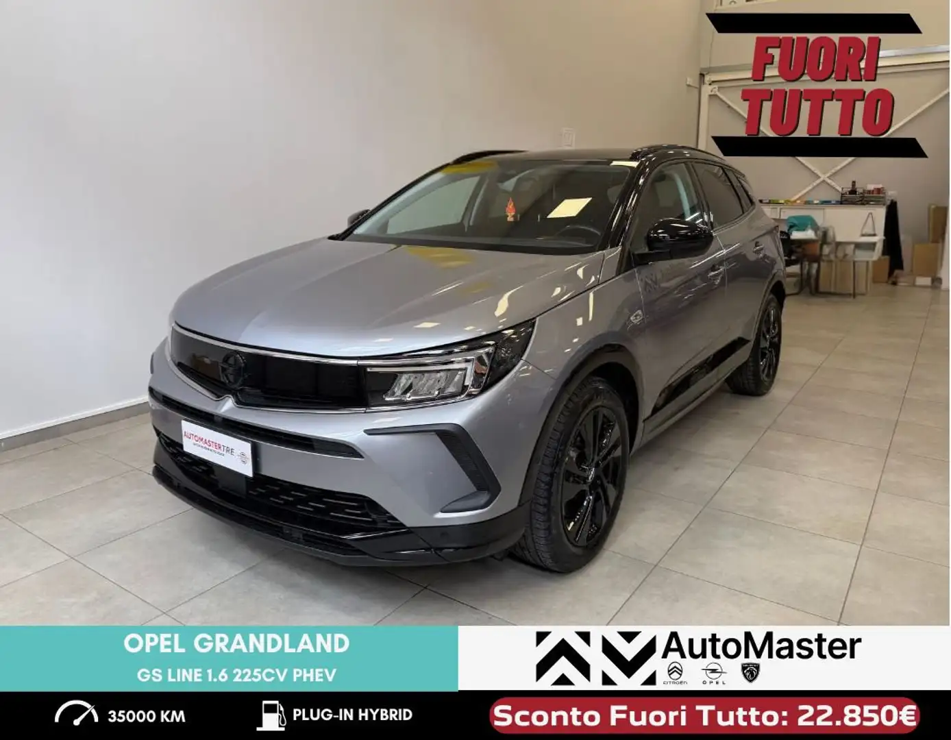 Opel Grandland Grandland 1.6 PHEV aut. FWD GS Grigio - 1
