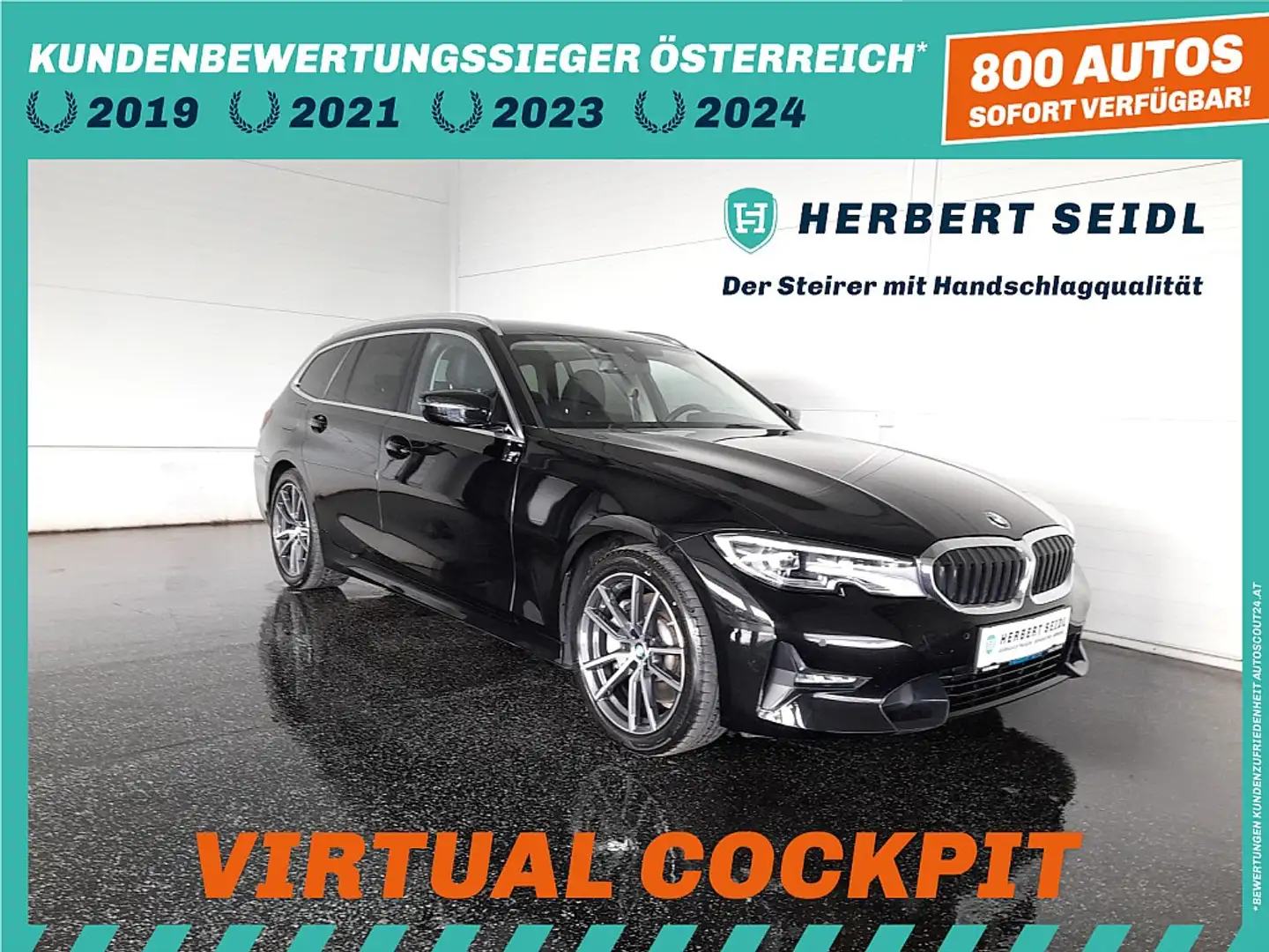 BMW 330 e Touring Sport-Line PHEV Aut. *VOLL-LED / NAVI... Noir - 1