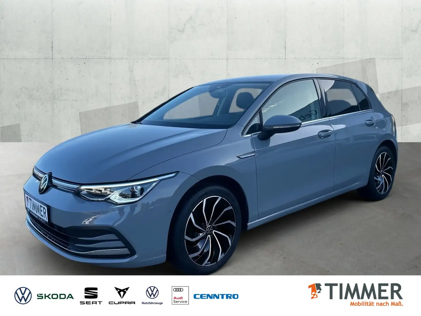 Volkswagen Golf VIII 2.0 TDI DSG STYLE *LED *ACC *VIRTUAL *NAVI * Gris - 1