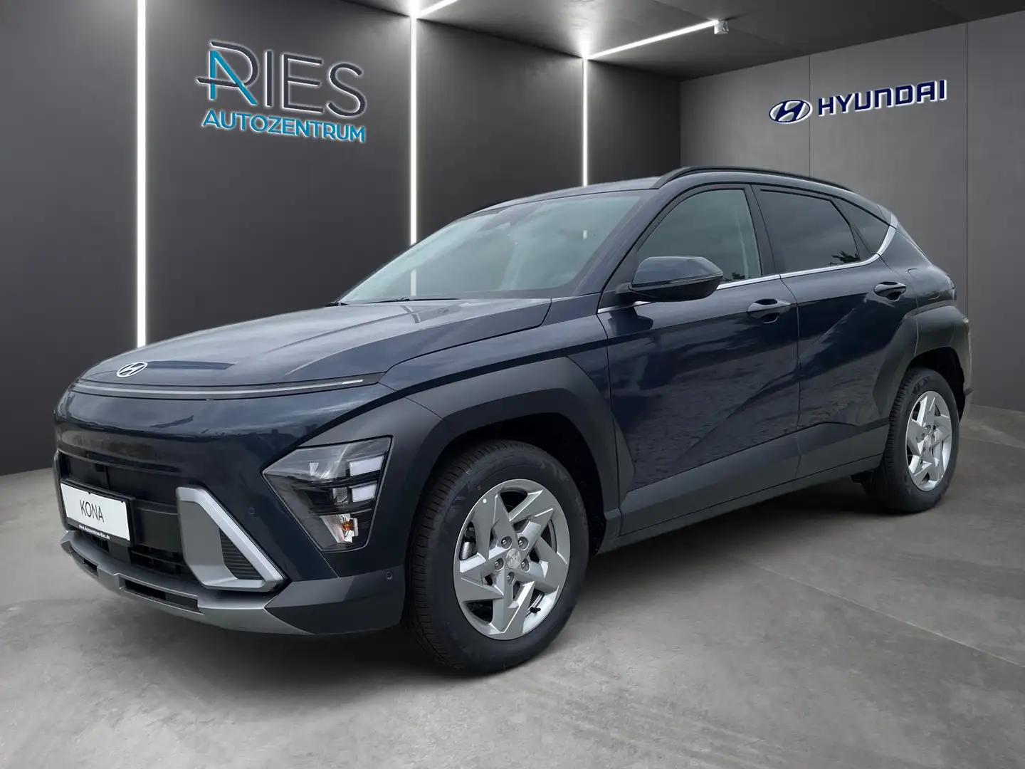Hyundai KONA 1.6 T-GDI 360*KlimaA*LED*Navi*SHZ*el.Heck Blu/Azzurro - 1