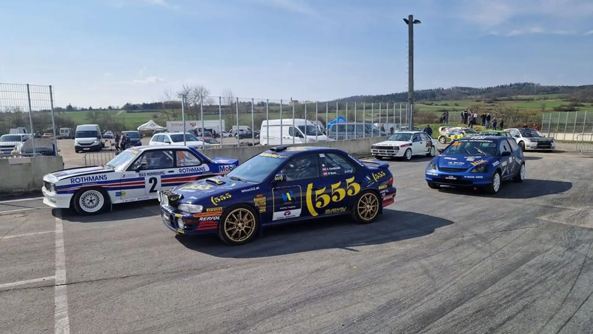 Subaru Impreza GT Turbo 555 Rally WRX Blau - 1