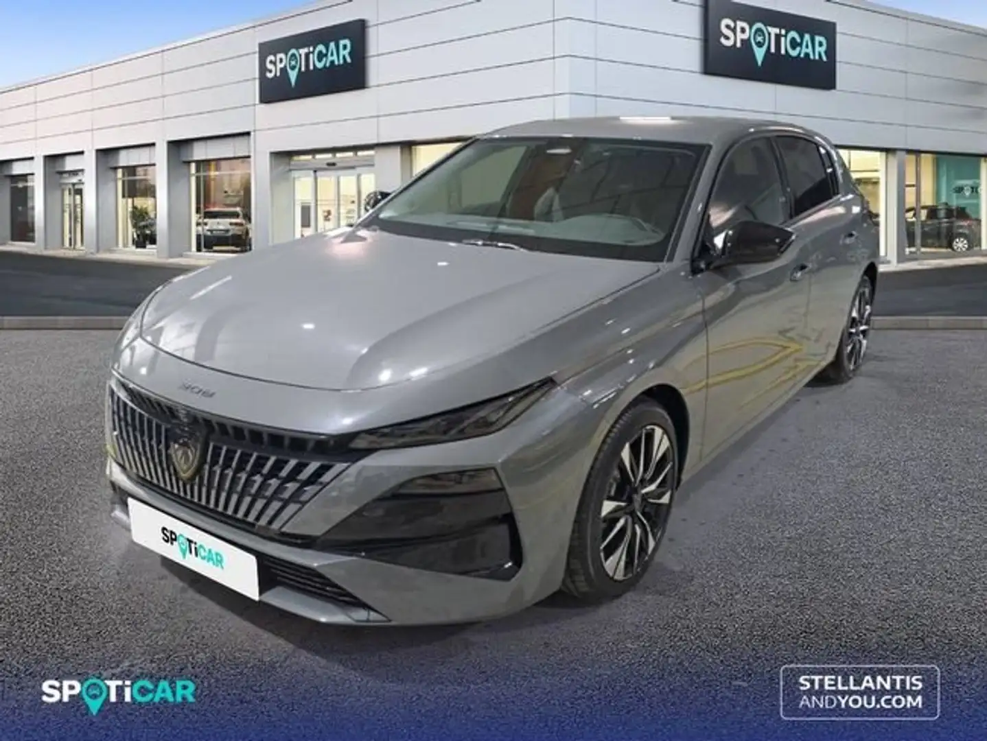 Peugeot 308 5P Hybrid MHEV 145 e-DCS6 Allure Gris - 1