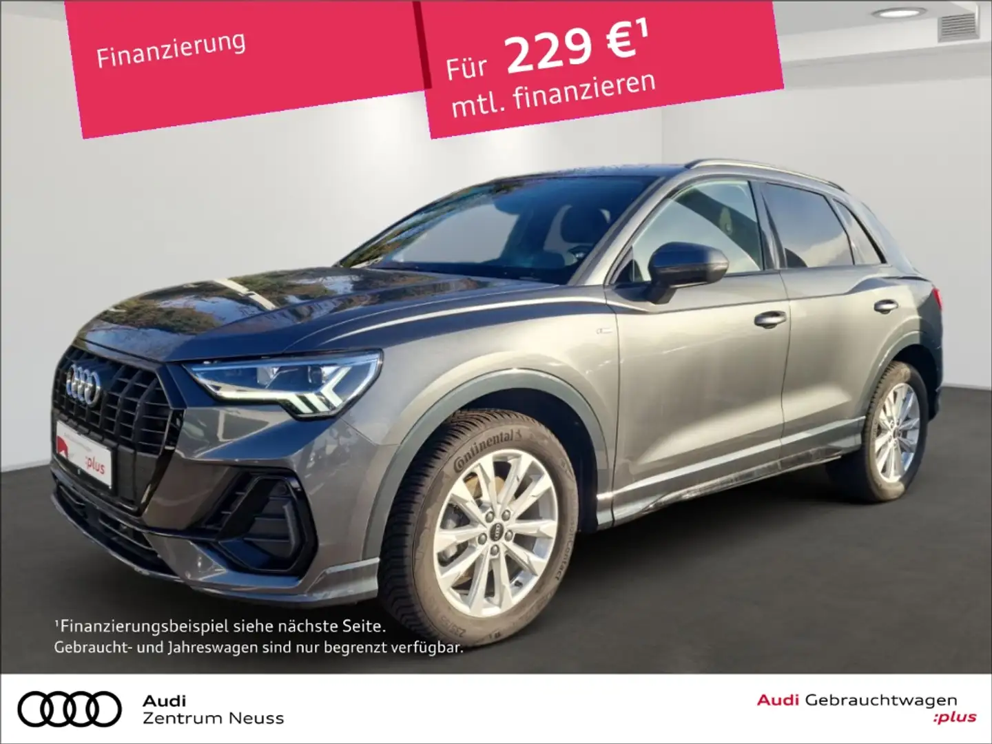 Audi Q3 S line 35 TFSI tronic ACC NAVI KAMERA CARPLAY Grau - 1