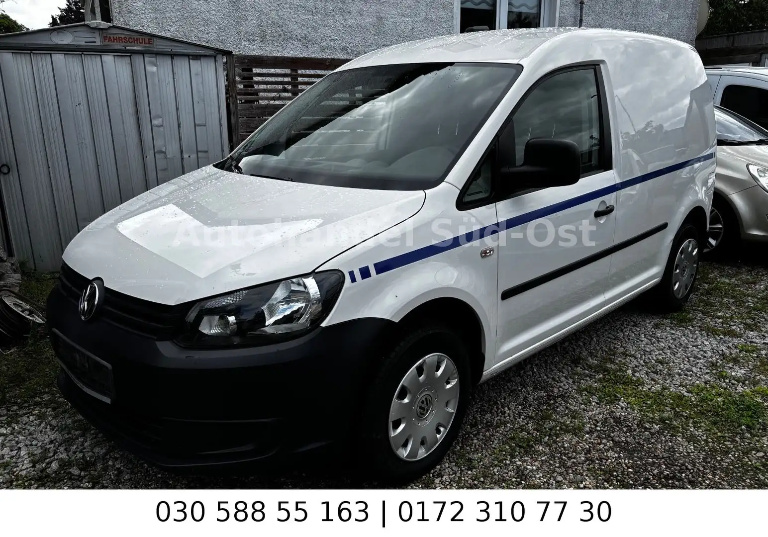 Volkswagen Caddy Kasten Klima 1.Hand Service & Tüv neu Weiß - 1