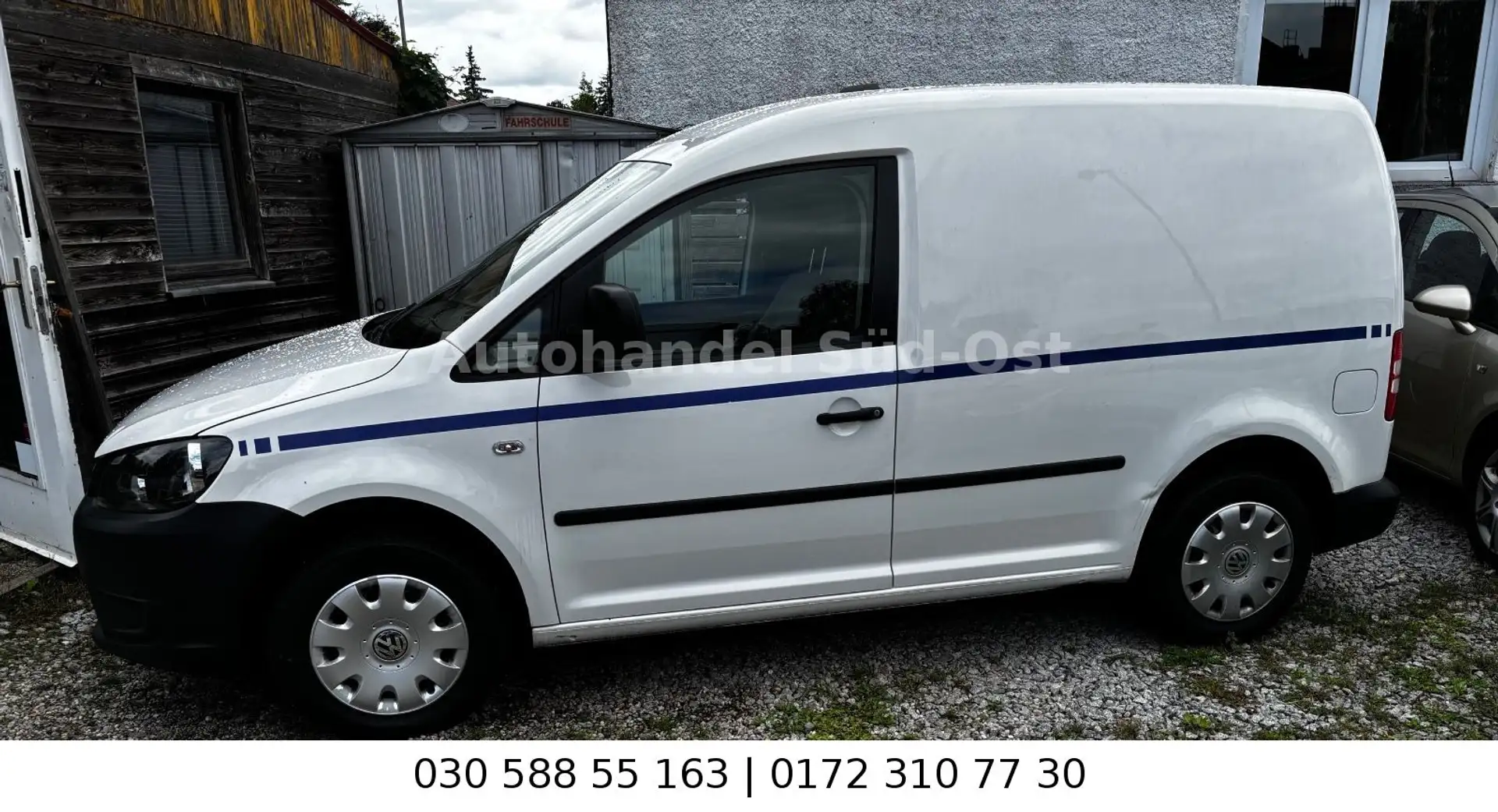 Volkswagen Caddy Kasten Klima 1.Hand Service & Tüv neu Weiß - 2
