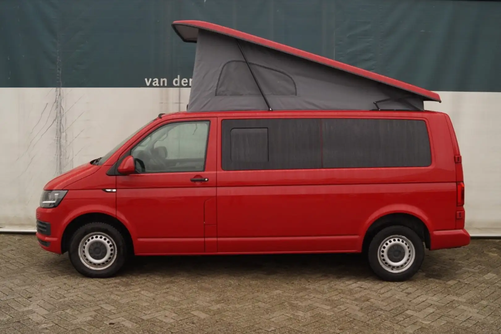 Volkswagen Transporter 2.0 TDI 102pk L2-H1 Camper ombouw -HEFDAK-LUIFEL- Rouge - 1
