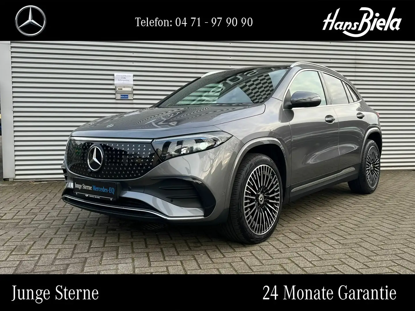Mercedes-Benz EQA 300 EQA 300 4M AMG Prem/20"/Pano/Dis/Bur/HUD/Mem/360 Grau - 1