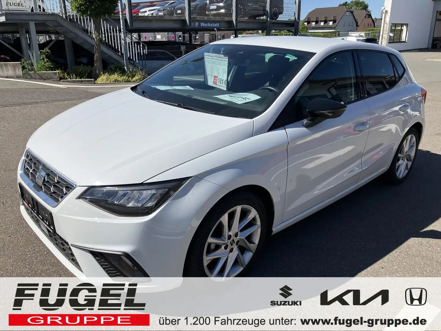 SEAT Ibiza 1.0 TSI FR LED|Klimaauto.|LED|DAB|ACC|PDC Weiß - 1