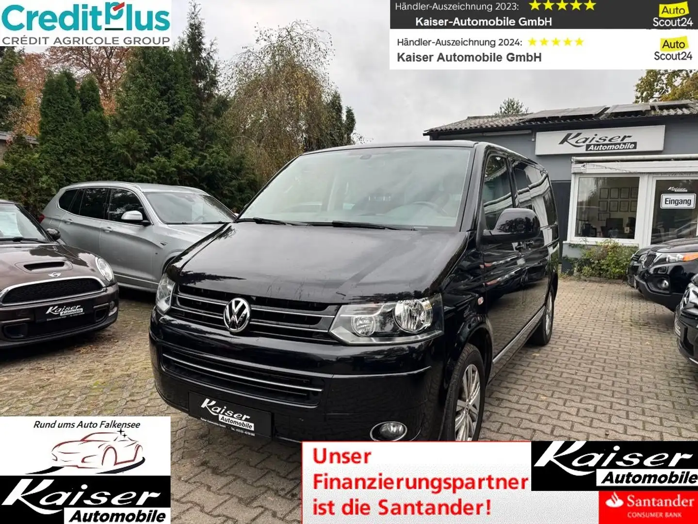 Volkswagen T5 Multivan Multivan Highline-nur104TKM-Top Extras/Ausstattung Schwarz - 1