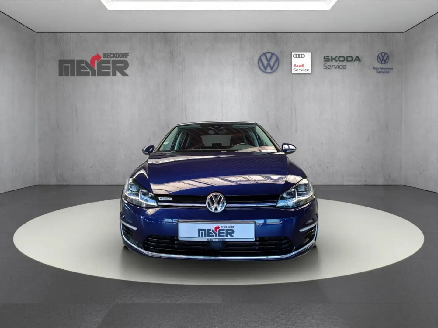 Volkswagen e-Golf Klima Navi Rückfahrkamera Kurvenlicht Sitzheizung Blauw - 2