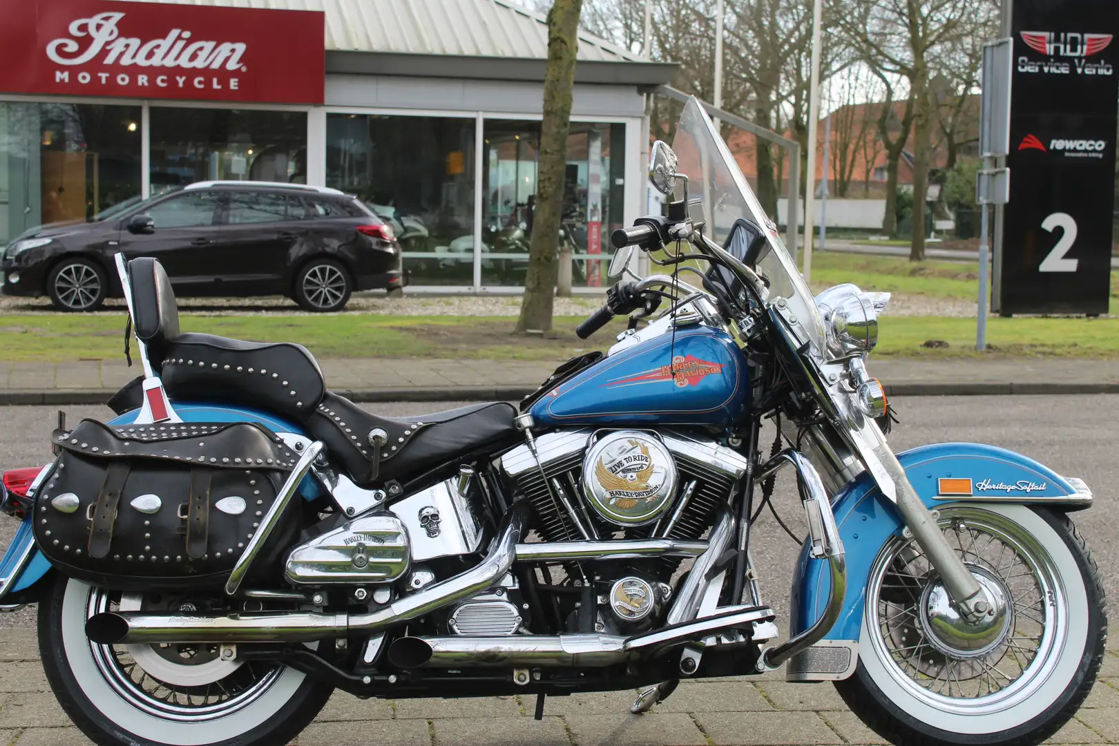 Harley-Davidson Heritage Softail FXST plava - 2