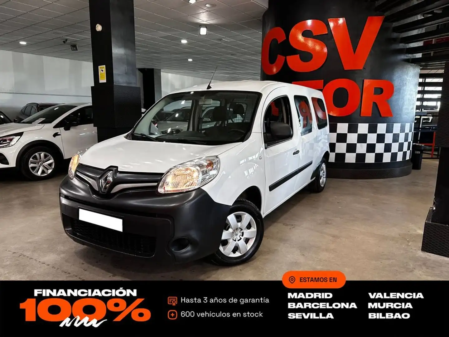 Renault Kangoo 1.5DCI 100CV MAXI 4PLAZAS Wit - 1