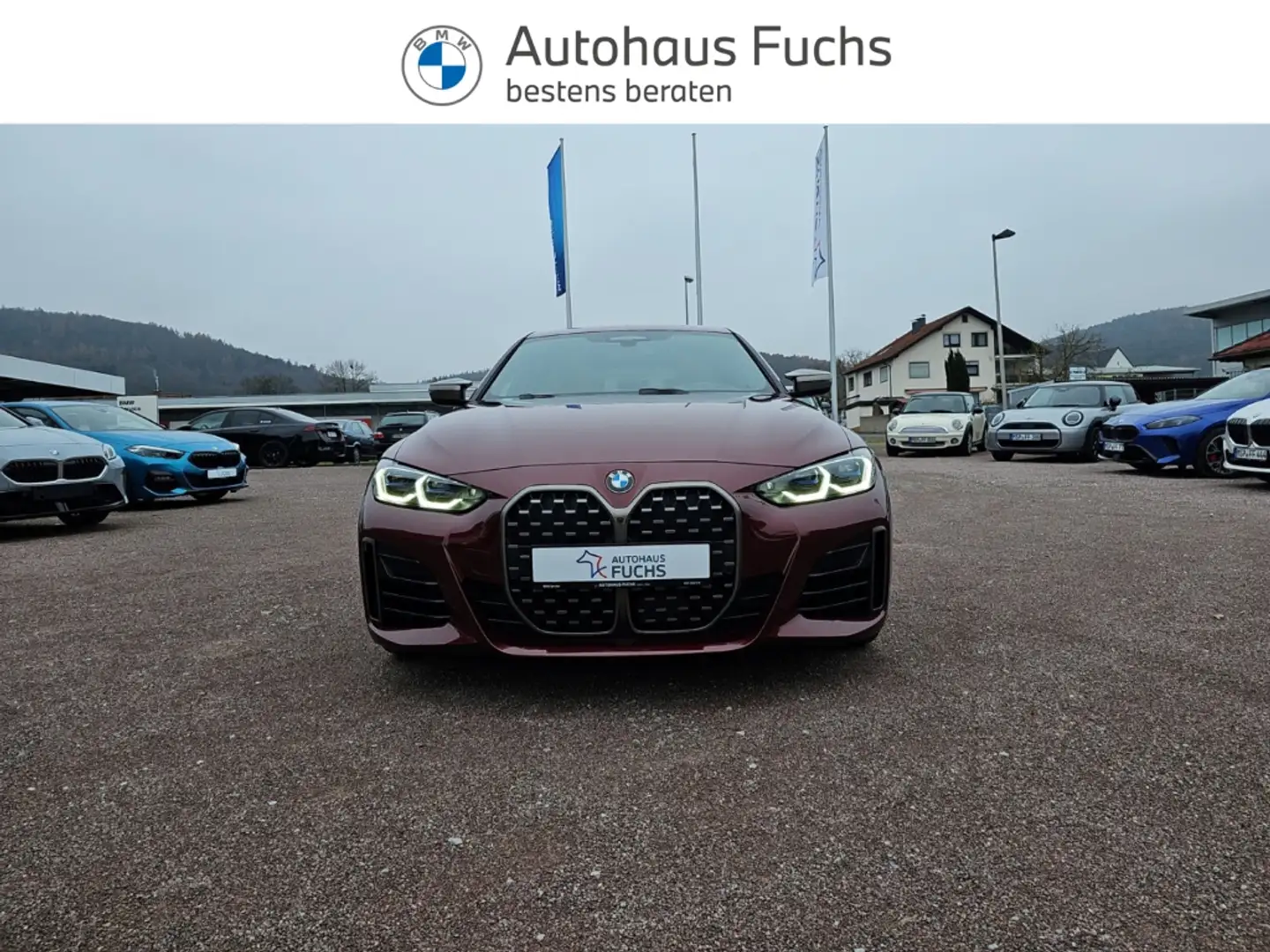 BMW 440 xDrive HUD StandHZG AHK.el. ACC el. M-Sitze Memory Rot - 2