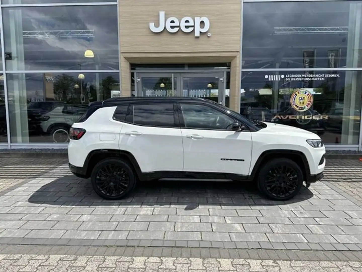 Jeep Compass 1.3 4Xe 44 Rabatt! S Leder LED Techno StandHZG Nav Weiß - 2