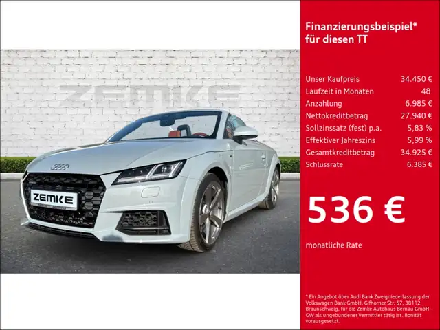 Audi TT Roadster 45 TFSI quattro S tronic El. Verdeck Navi