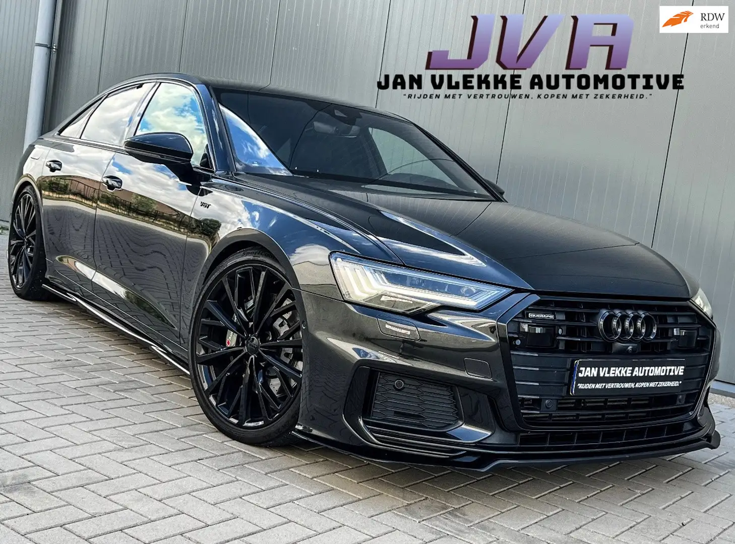Audi A6 55 TFSI 340PK S Line B&O Advanced Lucht 21Inch 360 Zwart - 1
