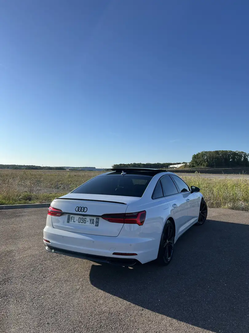 Audi A6 A6 40 TDI 204 ch S tronic 7 S line Blanc - 2