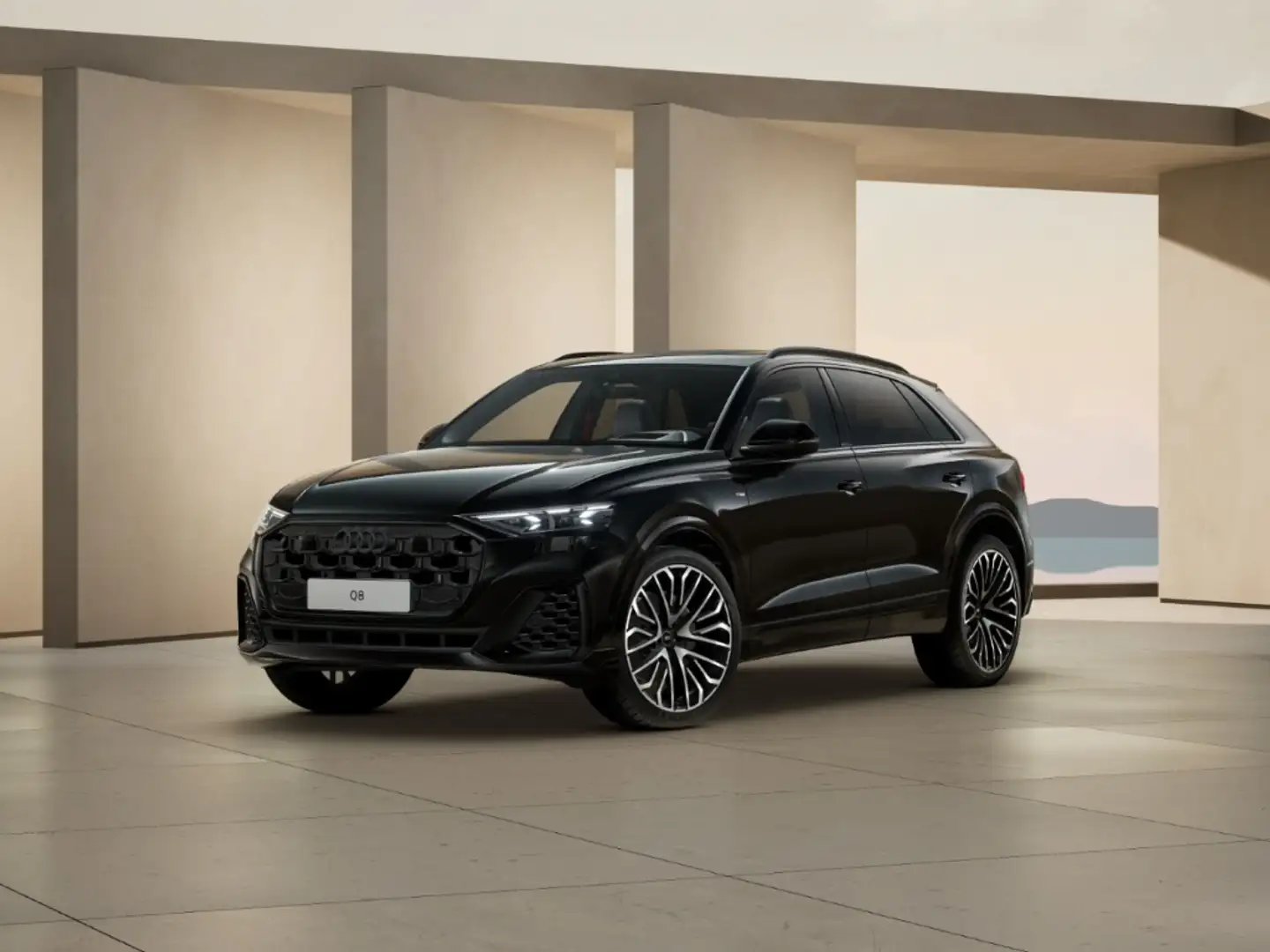 Audi Q8 55 TFSI quattro HD-Matrix OLED Pano B&O HuD Schwarz - 1