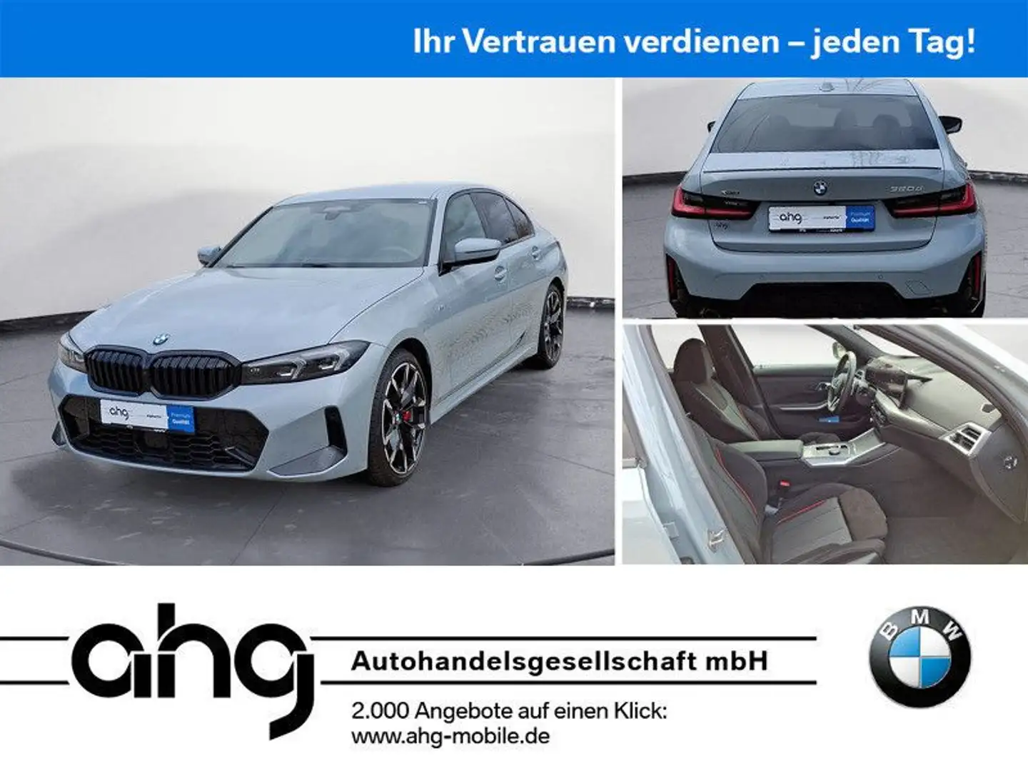 BMW 320 d xDrive Automatik Navi Tempom.aktiv Bluetoot Grau - 1