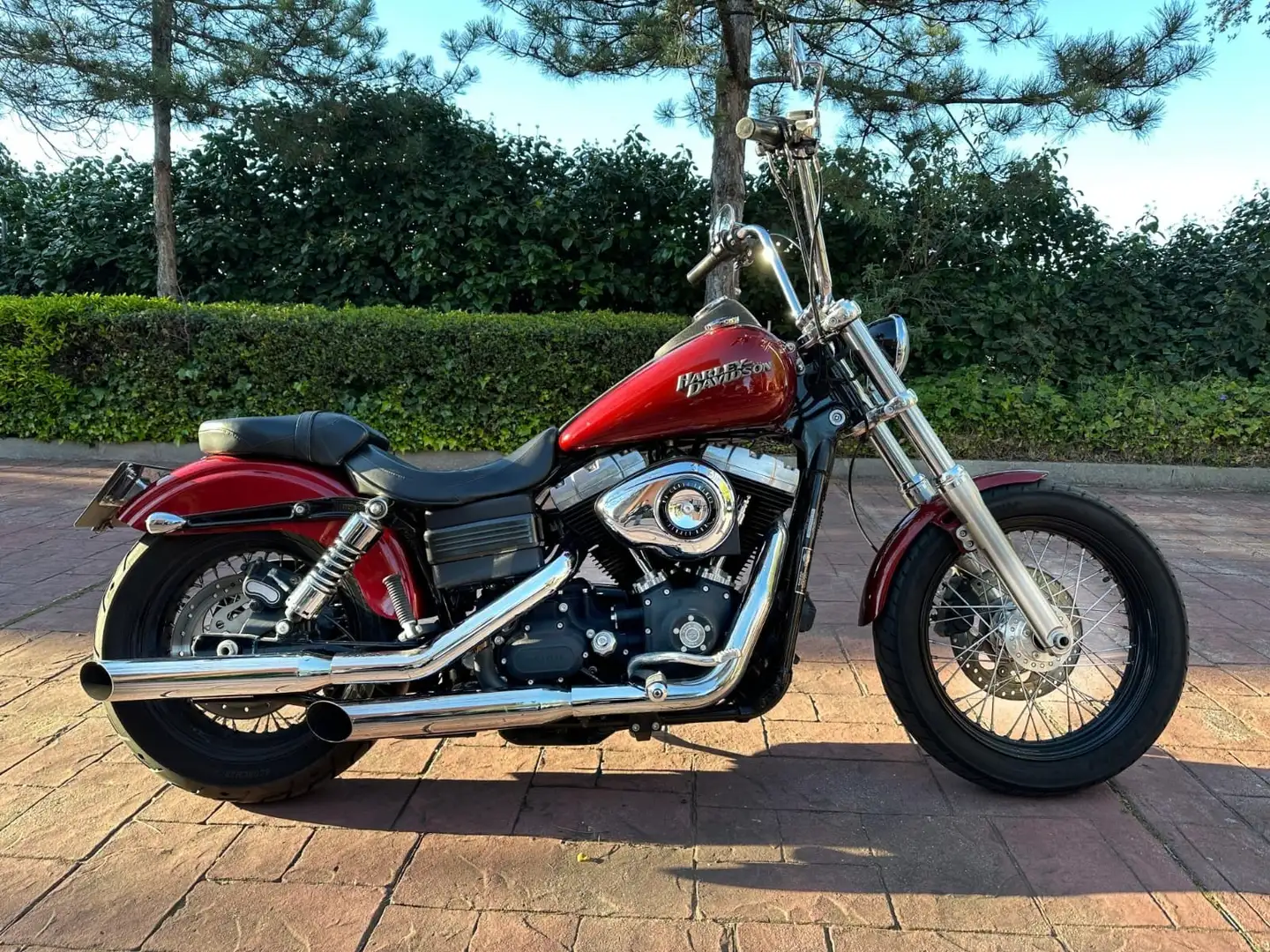 Harley-Davidson Dyna Street Bob Roşu - 1